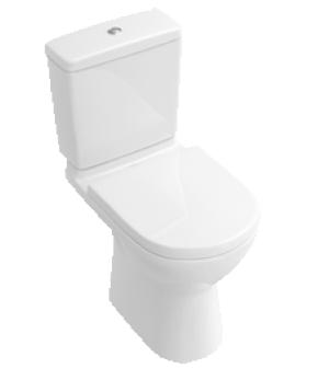 Villeroy & Boch O.novo 56610101 komplett monoblokk WC ülőkével, mélyöblítésű, alsó kifolyású