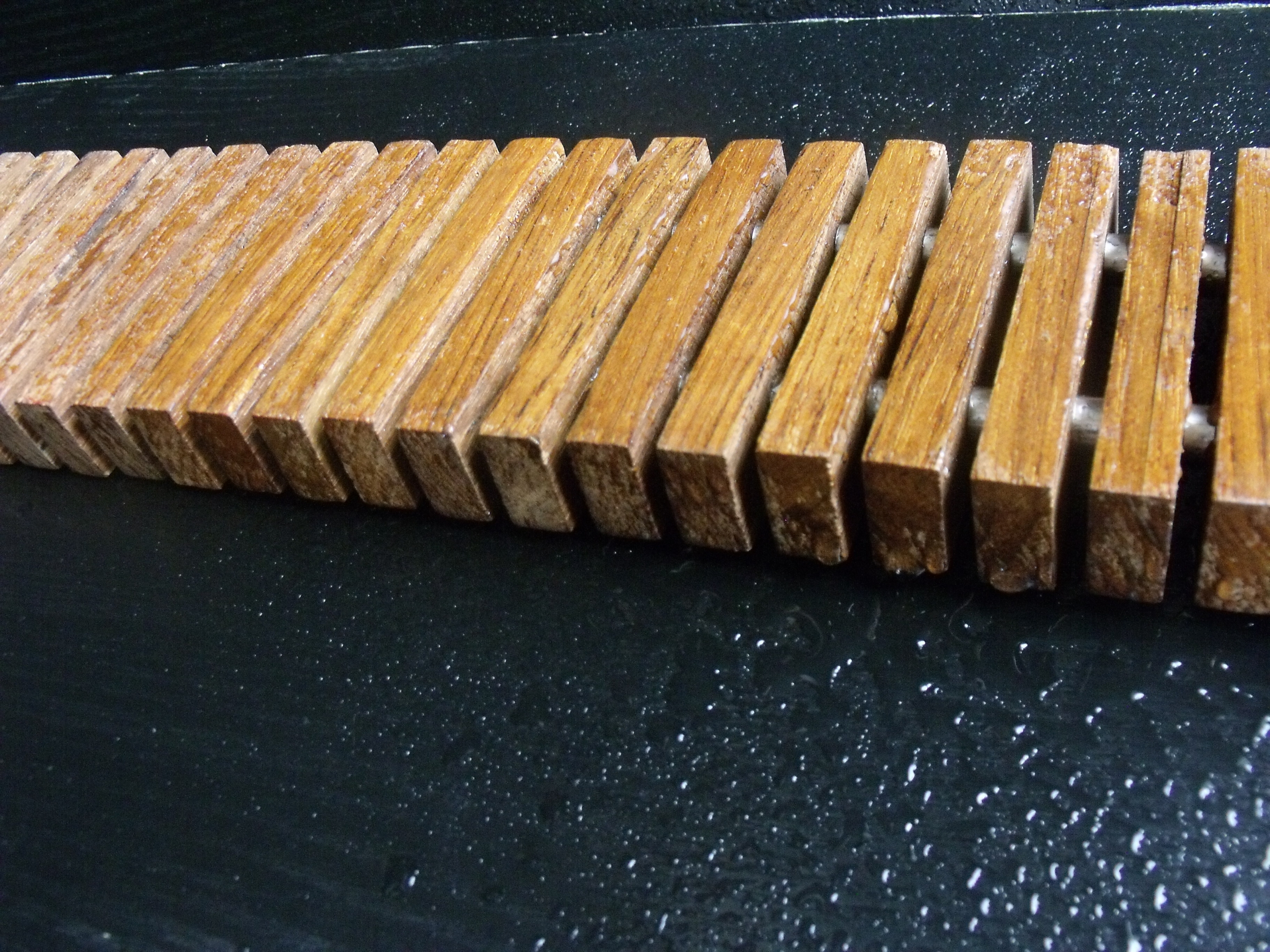 Molo Wood Mixed zuhanyfolyóka rács (480 mm, #Wood Mixed 480)