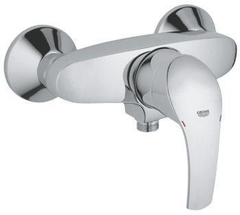Grohe Eurosmart 32925 001 egykaros mosdócsaptelep + Eurosmart 33555 001 egykaros fali zuhanycsaptelep + Tempesta Mono 27598 00E zuhanygarnitúra*