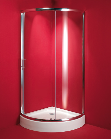 Hopa Lorca 90x90 negyedköríves zuhanykabin (Króm, 90 x 90 x 195 cm, Sima, #BCLORC90CC)