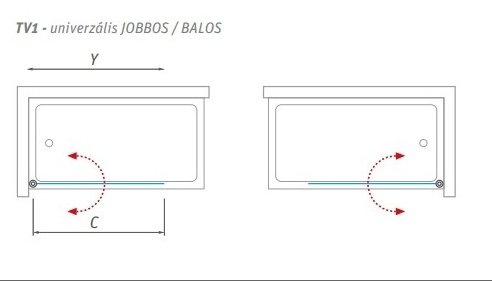 Roltechnik TV1 kádparaván (70 cm, brillant, Transparent, #706-7000000-00-02)
