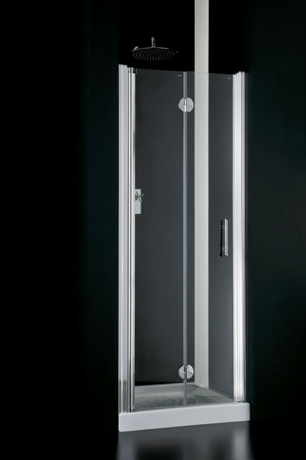 Hopa Space zuhanyajtó (Króm (balos), 77-80 x 190 cm, Sima)