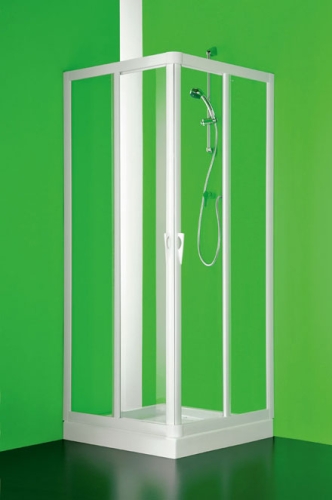 Hopa Vela négyzet alapú zuhanykabin (80 x 120 x 185 cm, Fehér, Üveg, #BSVEL8012S)