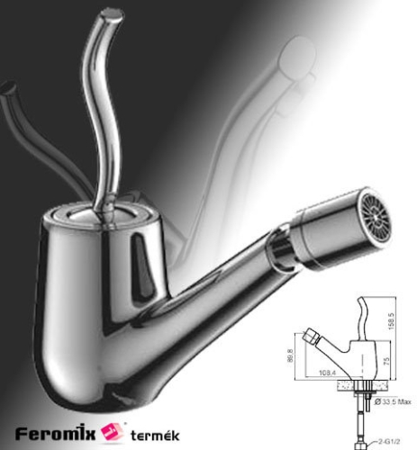 Feromix Thomas 160360.1 Bidé csaptelep