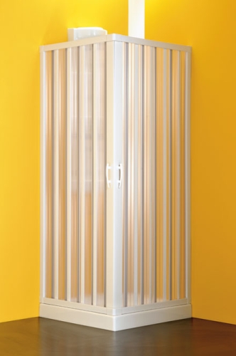 Hopa Kappa négyszög alapú zuhanykabin (120-100 x 100-80 x 188 cm, Fehér, Műanyag)