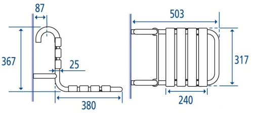 MOKO Pellet felakasztható zuhanyszék MOKO-047534