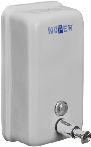 Nofer Miha rozsdamentes függőleges szappanadagoló 1200 ml (Szálcsiszolt, 03041.S)