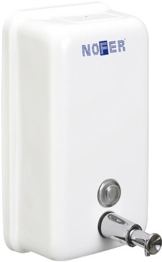Nofer Miha rozsdamentes függőleges szappanadagoló 1200 ml (Színterezett fehér, 03001.W)