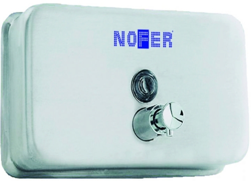 Nofer Miha rozsdamentes vízszintes szappanadagoló 1200 ml (Szálcsiszolt, 03002.S)