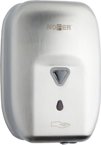 Nofer Miha rozsdamentes automatikus szappanadagoló 1200 ml (Szálcsiszolt, 03023.S)