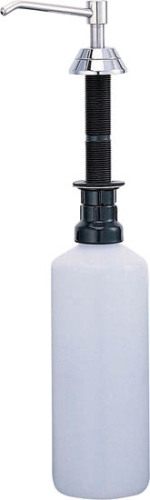 Nofer Miha pultba építhető rozsdamentes szappanadagoló 1000 ml (ABS tartállyal, 03101.B)
