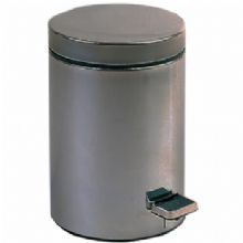 Nofer Miha rozsdamentes lábpedálos acél hulladékgyűjtő (Polírozott, 30 l, 09104.B)