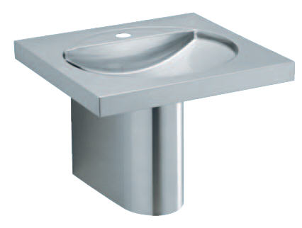 Teka-Portinox HW204/HW205 rozsdamentes fali kézmosó (Magas fényezésű, 460 x 460 x 360 mm, HW204)