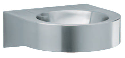 Teka-Portinox HW206/HW221 rozsdamentes fali kézmosó (500 x 500 x 190 mm, Magas fényezésű, HW206)