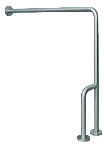 Teka-Portinox GB503/GB504 rozsdamentes zuhany kapaszkodó rúd (780 x 153 x 840 mm, Rozsdamentes acél, Balos)