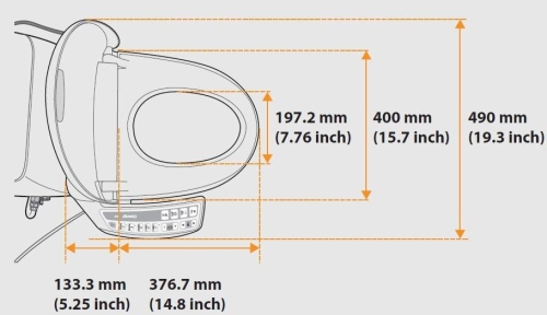 Coway LooLoo BA-07 automata elektromos luxus bidé