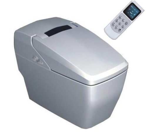 Design toilet komplett wc berendezés öblítővel és elektromos bidével ellátva