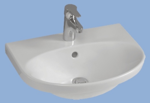 Alföldi Melina 5550 59 R1 kézmosó 50x38 cm EasyPlus bevonattal