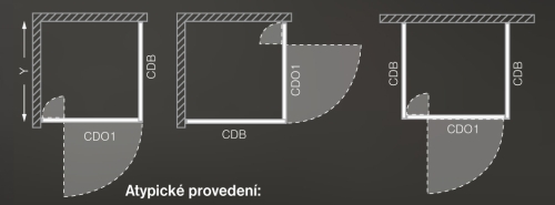 Roltechnik Classic Line CDB/750 zuhanyfal
