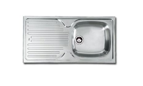 Teka. Infant 1C 1E rozsdamentes mosogató (T1950)