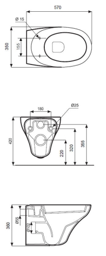 Kolo Ovum fali wc (L43100000)