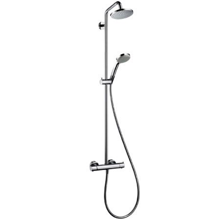 Hansgrohe 27169 000 Croma 100 Showerpipe zuhanyrendszer termosztátos csapteleppel (27169000)