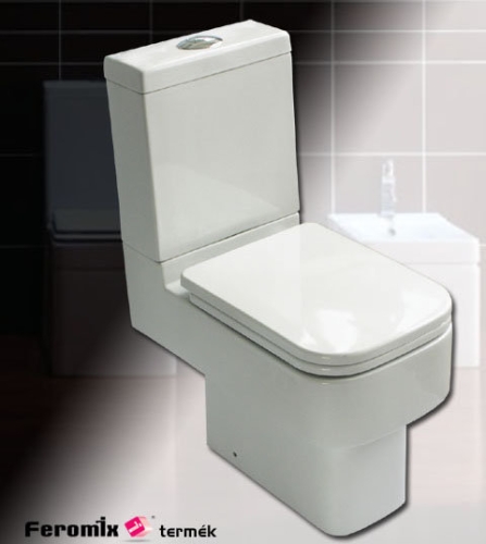 Feromix Riva R-C348S/K alsó kifolyású monoblokkos wc