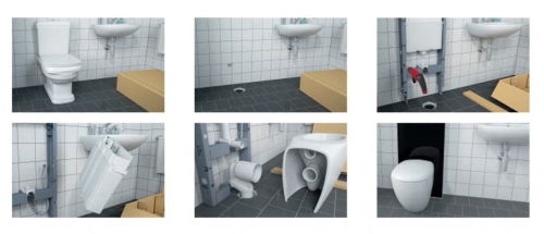 Geberit Monolith 131.023.SJ.1 szanitermodul AquaClean 8000/8000 plushoz