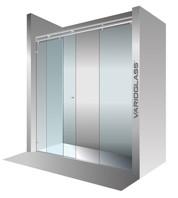 Varioglass Vendum V3 tolós zuhanyajtó víztiszta üveg (220 cm)