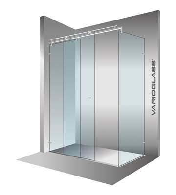 Varioglass Vendum V21 tolóajtós zuhanykabin víztiszta üveg (140x90 cm)
