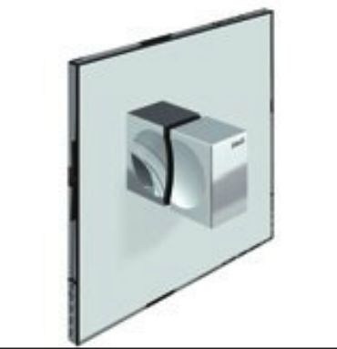 Varioglass Square fogantyú zuhanyajtóhoz (rozsdamentes, #8278PVD22 )