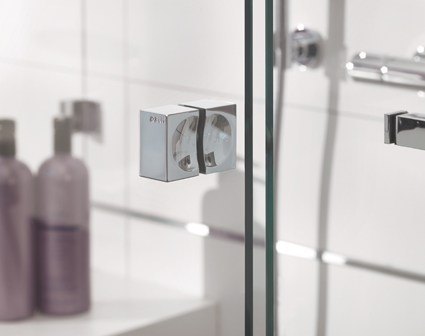 Varioglass Square fogantyú zuhanyajtóhoz (rozsdamentes, #8278PVD22 )