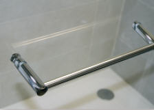 Varioglass törölközőtartó+gomb 