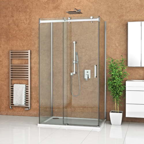 Roltechnik Ambient Line AMB/800 zuhanyfal AMD2 zuhanyajtóhoz (brillant, transparent, 80x200 cm, 783-800 mm, 621-8000000-00-02)