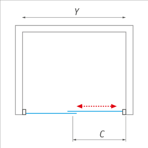 Roltechnik Proxima Line PXD2N/1400 140 cm-es zuhanyajtó (1380-1430 mm, brillant, satinato, 526-1400000-00-15)