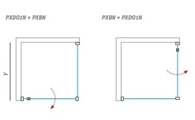 Roltechnik Proxima Line PXBN/700 70 cm-es zuhanyfal (680-705 mm, brillant, transparent, 527-7000000-00-02)