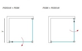 Roltechnik Proxima Line PXBN/700 70 cm-es zuhanyfal (680-705 mm, brillant, satinato, 527-7000000-00-15)