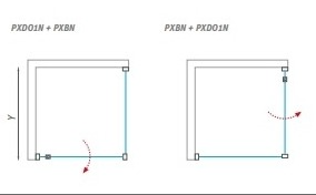 Roltechnik Proxima Line PXBN/900 90 cm-es zuhanyfal (880-905 mm, brillant, satinato, 527-9000000-00-15)