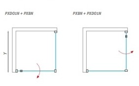 Roltechnik Proxima Line PXBN/1000 100 cm-es zuhanyfal (980-1005 mm, brillant, transparent, 527-1000000-00-02)