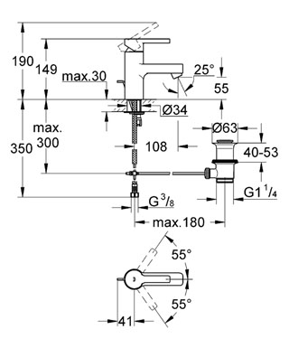 Grohe Lineare mosdócsaptelep 32115 000 (32115000)