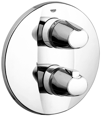 Grohe 19358 000 Grotherm 3000 falsík alatti  kádcsaptelep külső rész (19358000)