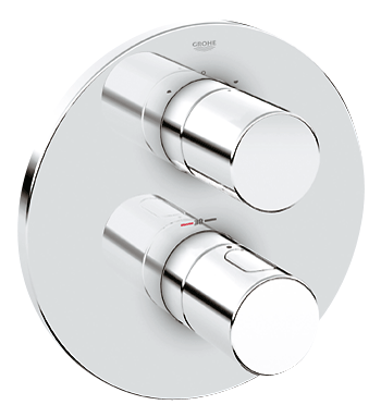 Grohe 19468 000 Grotherm 3000 Cosmopolitan falsík alatti kádcsaptelep külső rész (19468000)