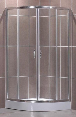 Roltechnik Dallas negyedköríves zuhanykabin (Transparent, brillant, 785-805 mm)