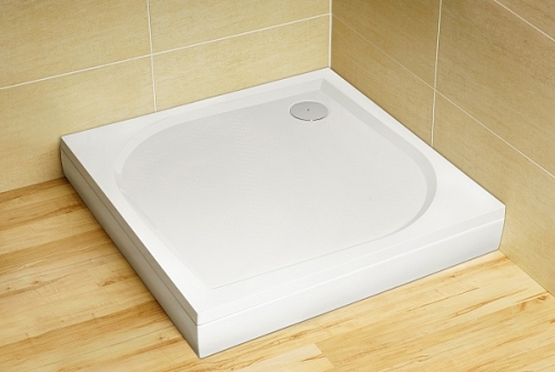Radaway Paros C szögletes öntöttmárvány zuhanytálca (előlapos, 80x80 cm, #MBC8080-03-1+MOC8080-03-1)