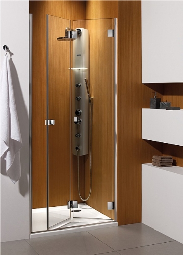 Radaway Carena DWB 90 zuhanyajtó (90x195 cm / jobbos, króm, Átlátszó, #34502-01-01NR)