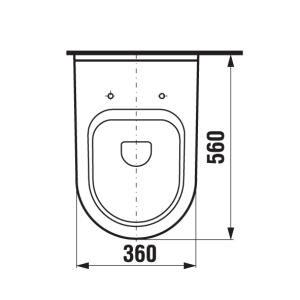 Jika Cubito mélyöblítésű fali wc H8204220000001 (8.2042.2.000.000.1)