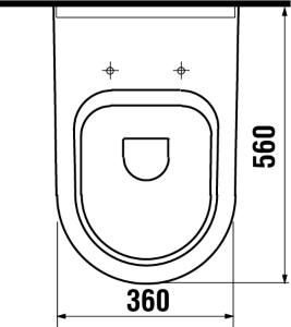 Jika Mio mélyöblítésű fali wc H8207110000001 (8.2071.1.000.000.1)