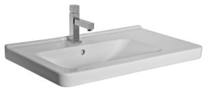 Jika Cubito 75x45 cm aszimmetrikus jobbos mosdó csaplyukkal H8124220001041 (8.1242.2.000.104.1)