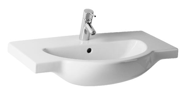 Jika Mio 75x47 cm mosdó csaplyukkal H8147160001041 (8.1471.6.000.104.1)
