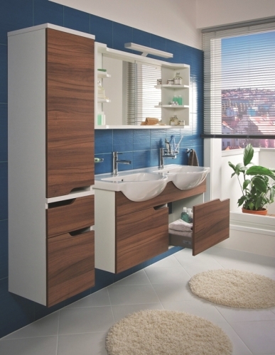 Jika Mio 130x47 cm dupla mosdó csaplyukkal H8147190001041 (8.1471.9.000.104.1)